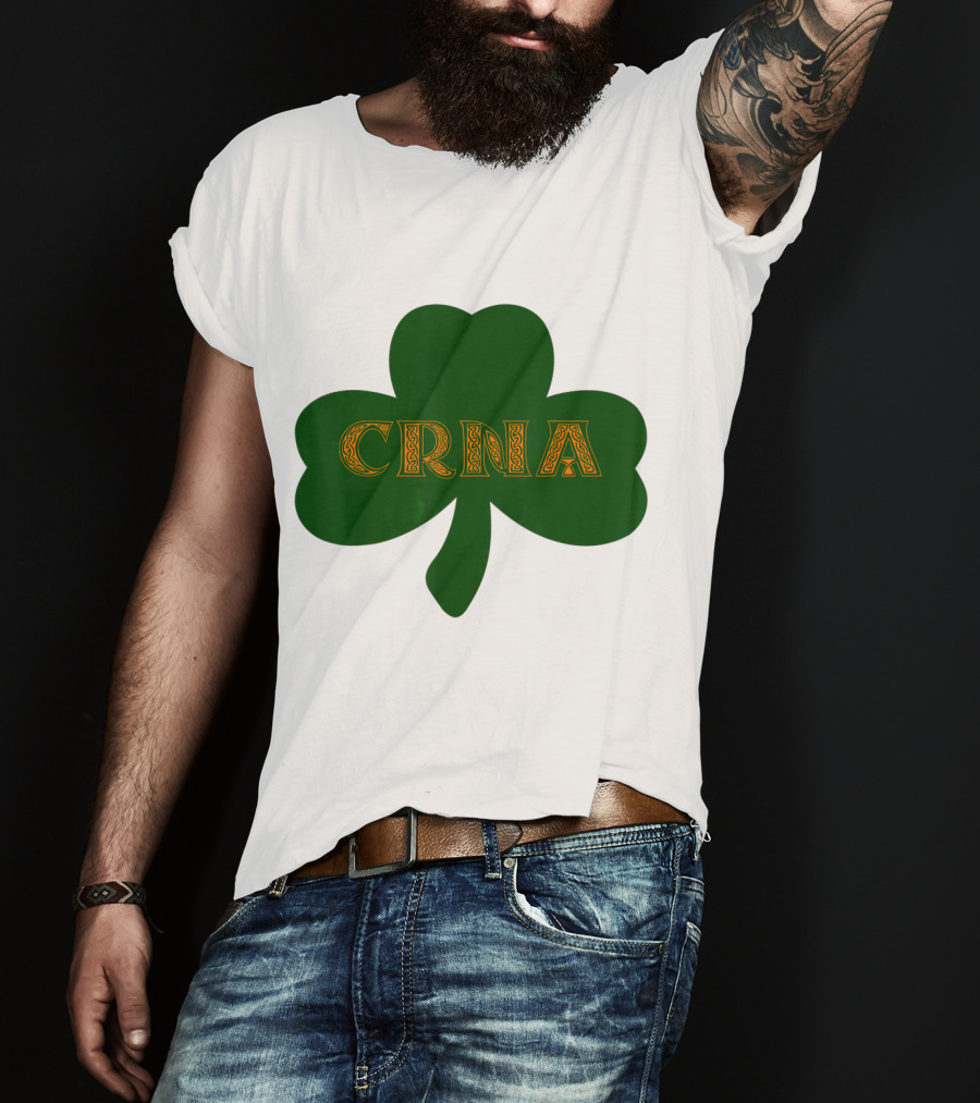 Shamrock CRNA St. Patrick's Day Irish Celtic T-Shirt