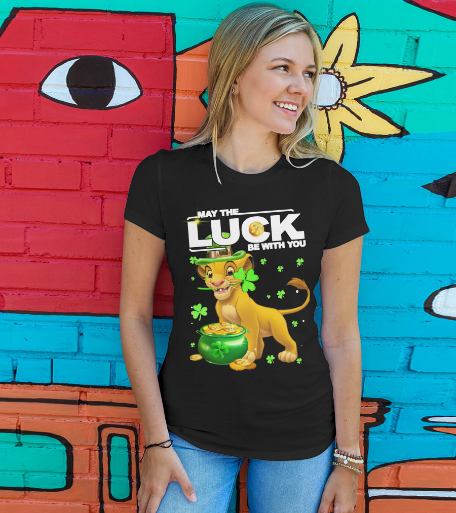 MAY THE LUCK BE WITH YOU Simba Luck T-Shirt