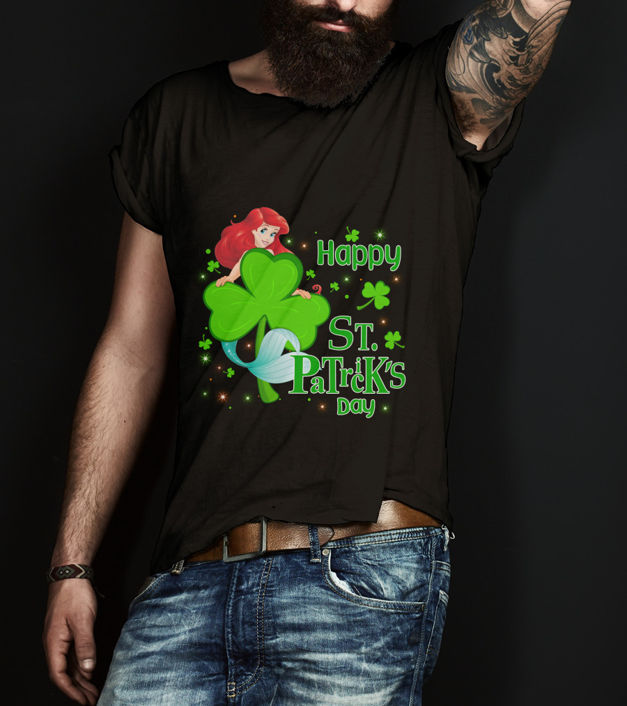 Happy St. Patrick's Day Ariel T-Shirt