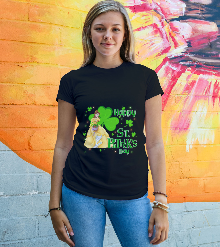 Happy St. Patrick's Day Belle Clover T-Shirt
