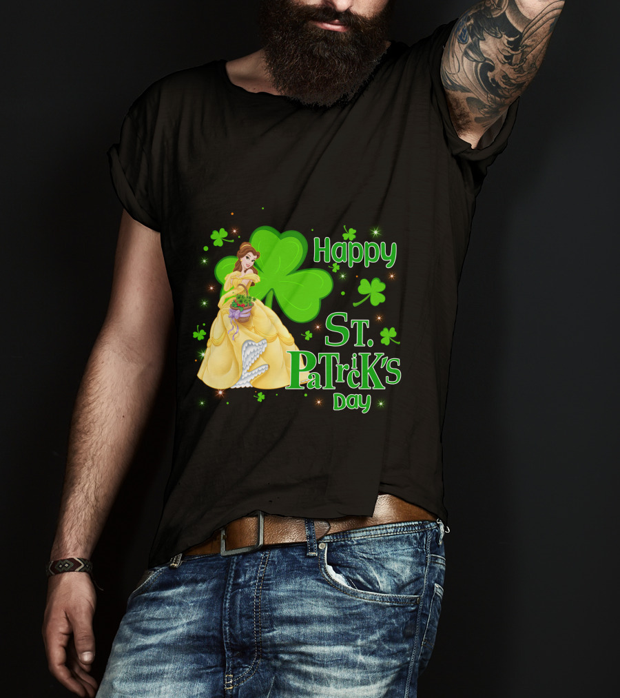 Happy St. Patrick's Day Belle Clover T-Shirt