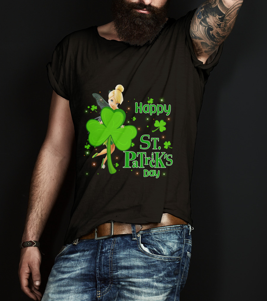 Tinkerbell Happy St. Patrick's Day T-Shirt