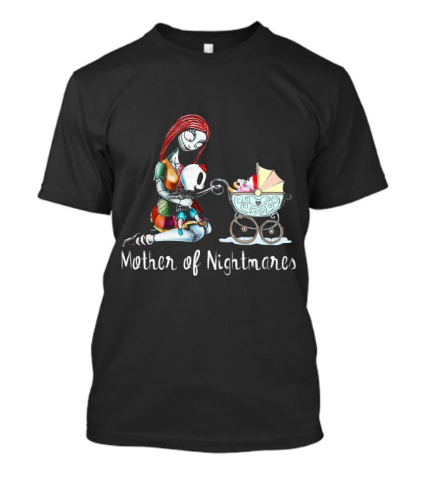 Mother Of Nightmares With One Boy And One Girl In Stroller T-Shirt