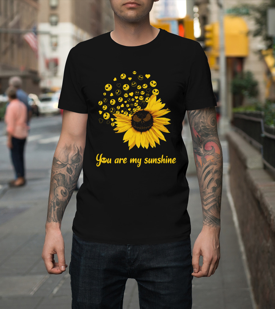 You Are My Sunshine Smiling Sunflower Faces T-Shirt