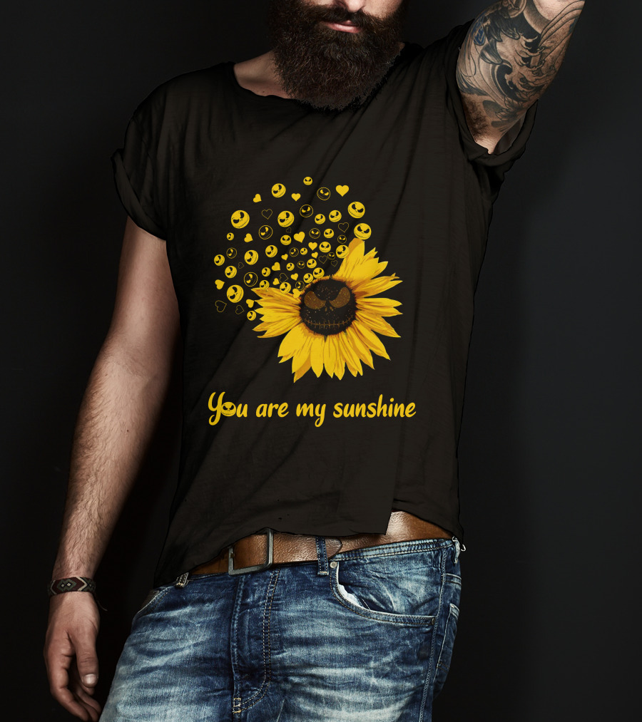 You Are My Sunshine Smiling Sunflower Faces T-Shirt