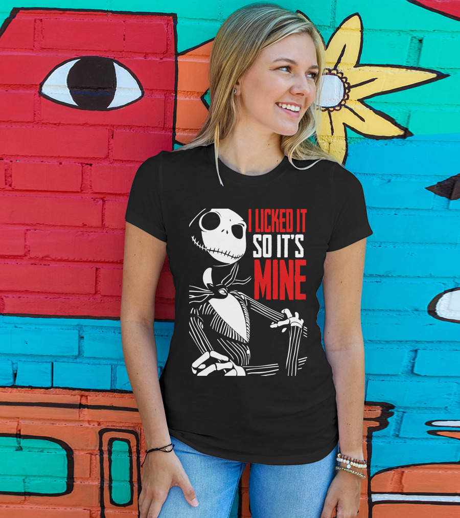 I Licked It So It's Mine Nightmare Large Character T-Shirt