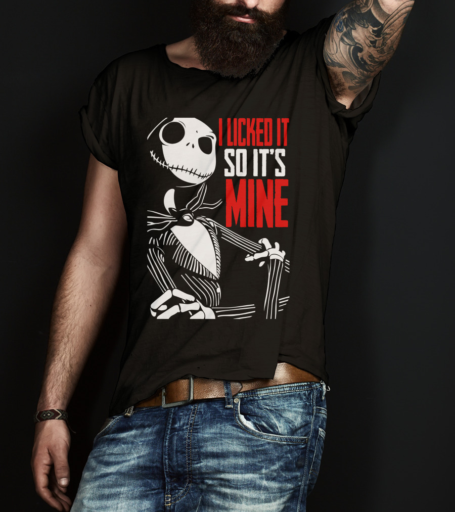 I Licked It So It's Mine Nightmare Large Character T-Shirt