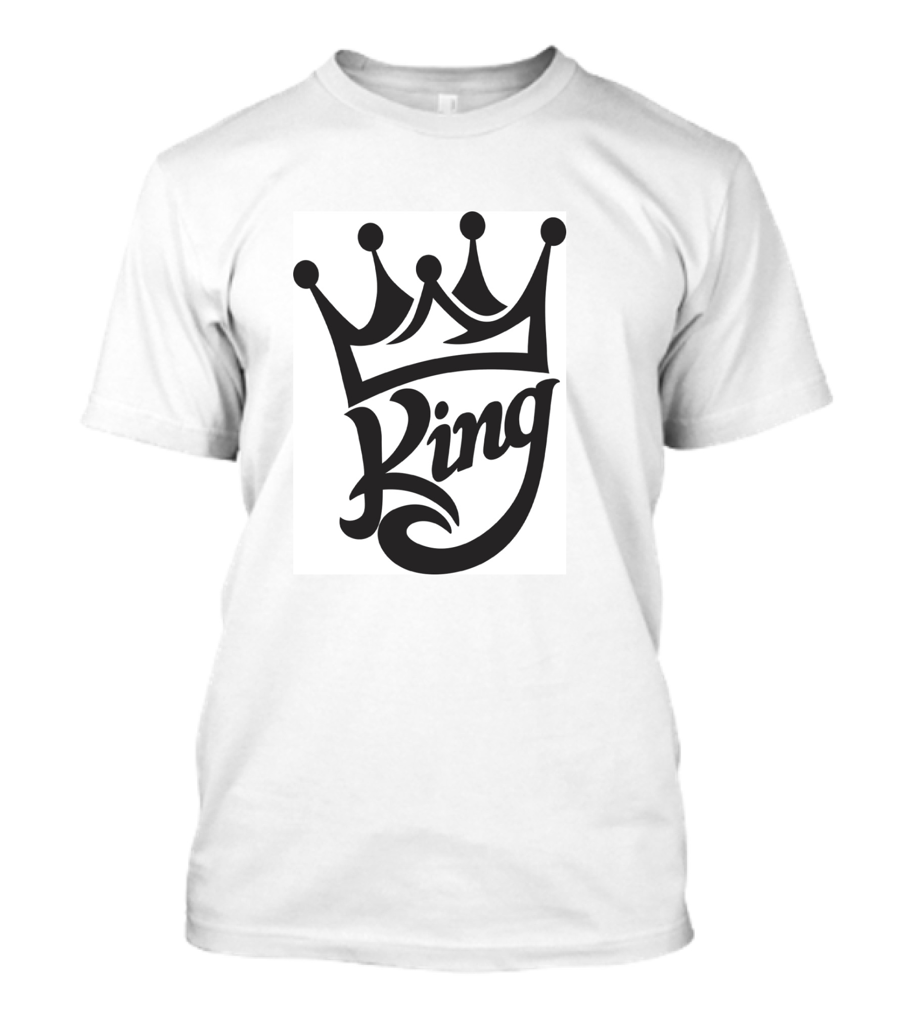 King Crown Iconic Typography T-Shirt