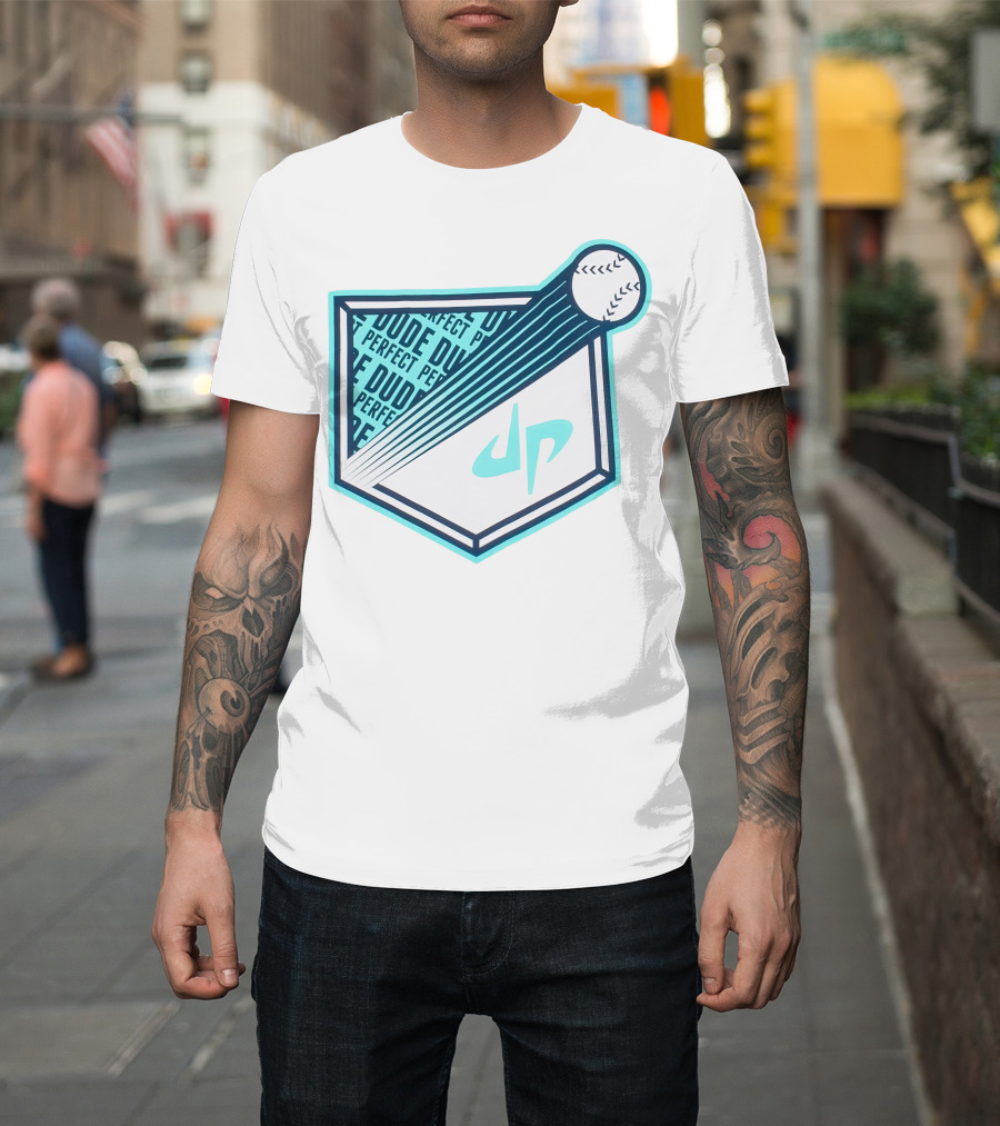 Dude Perfect DP Baseball Pocket T-Shirt
