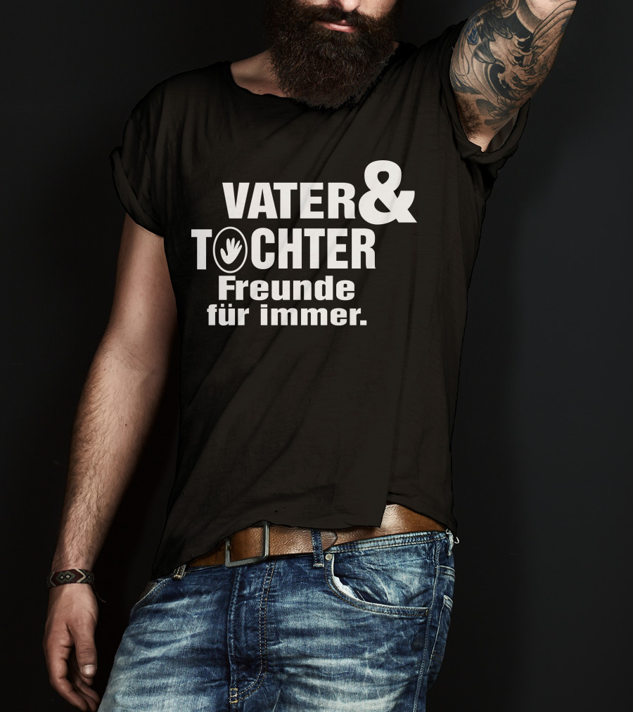 Vater Tochter Freunde Für Immer T-Shirt