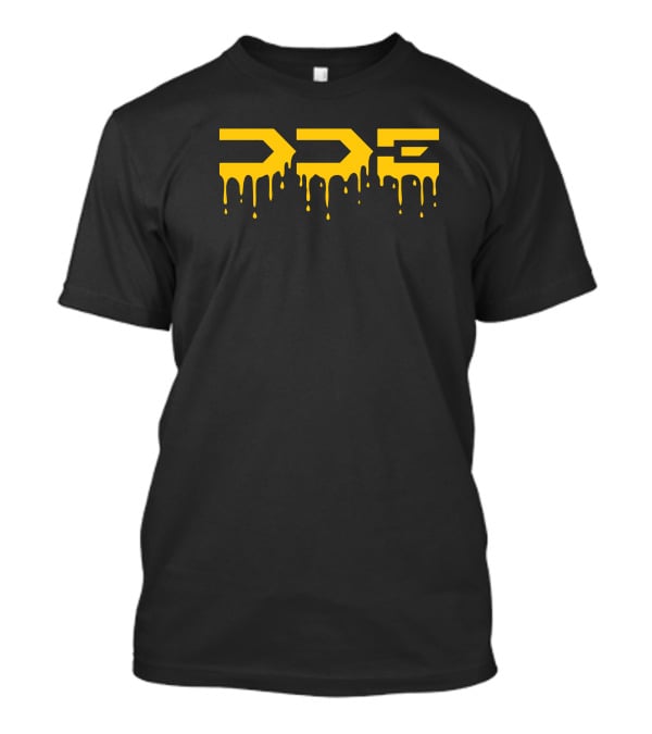 DDE Dripping Yellow Logo Merch T-Shirt