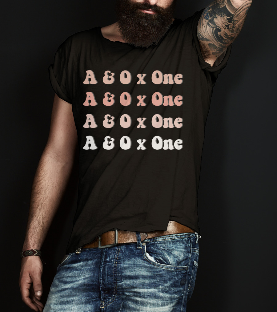 A And Ox One Repeated T-Shirt