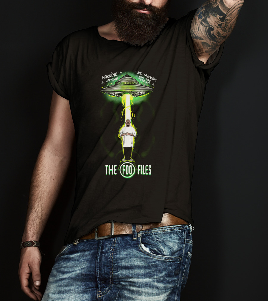 Warning UFO Abduction The Foo Files T-Shirt