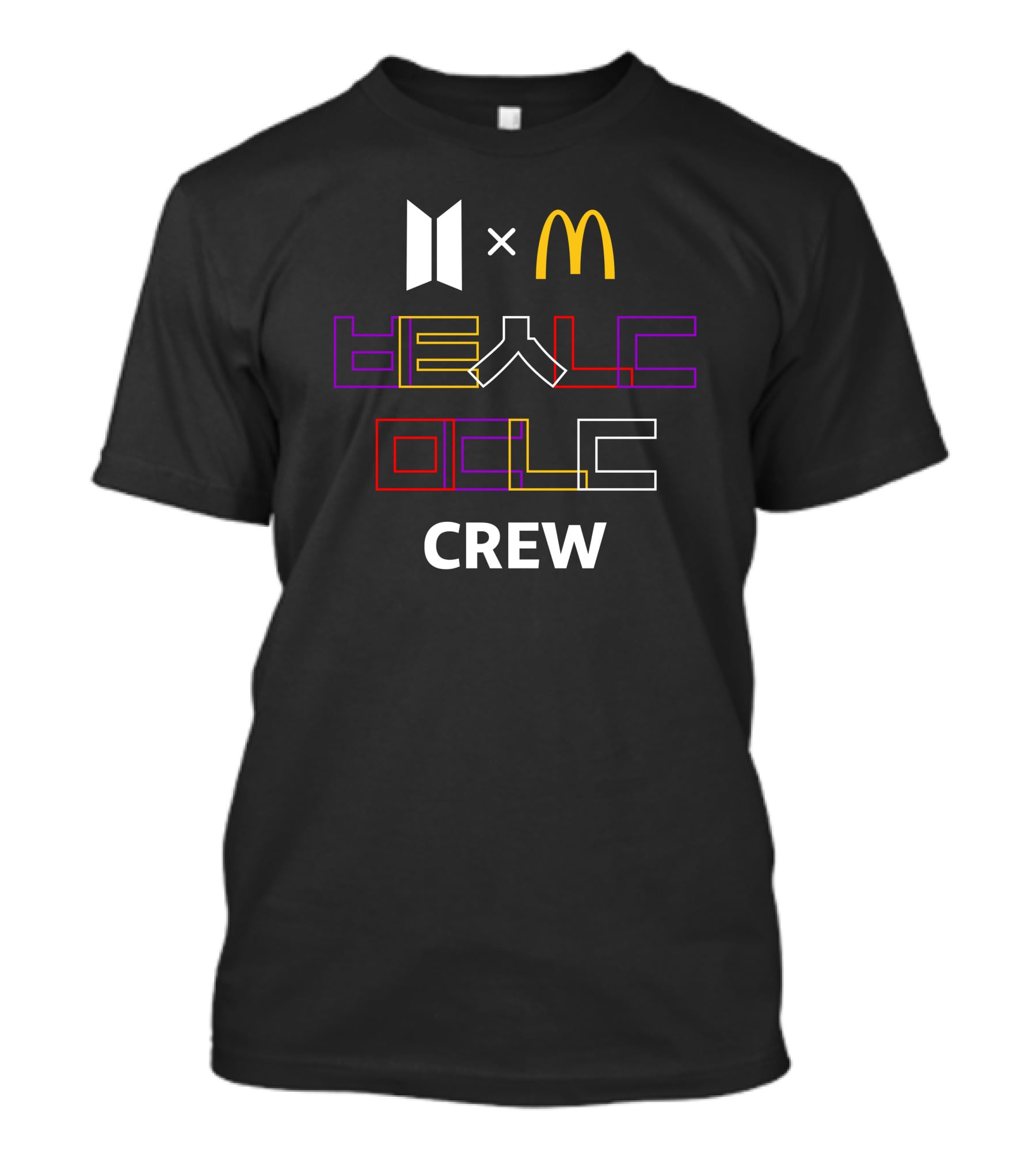McDonald X BTS Collaboration Be A Music Crew T-Shirt