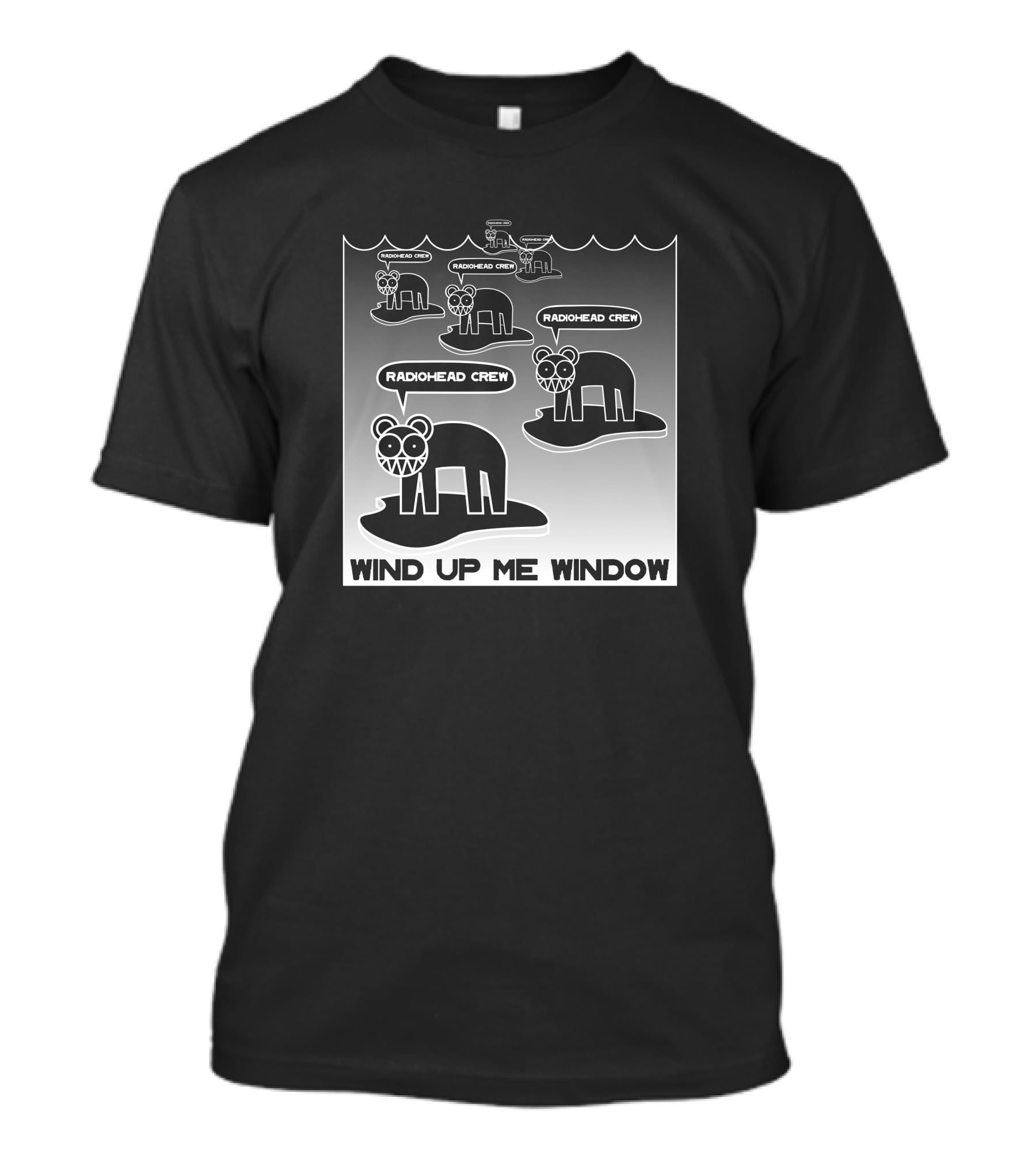 Radiohead Crew Wind Up ME Window T-Shirt