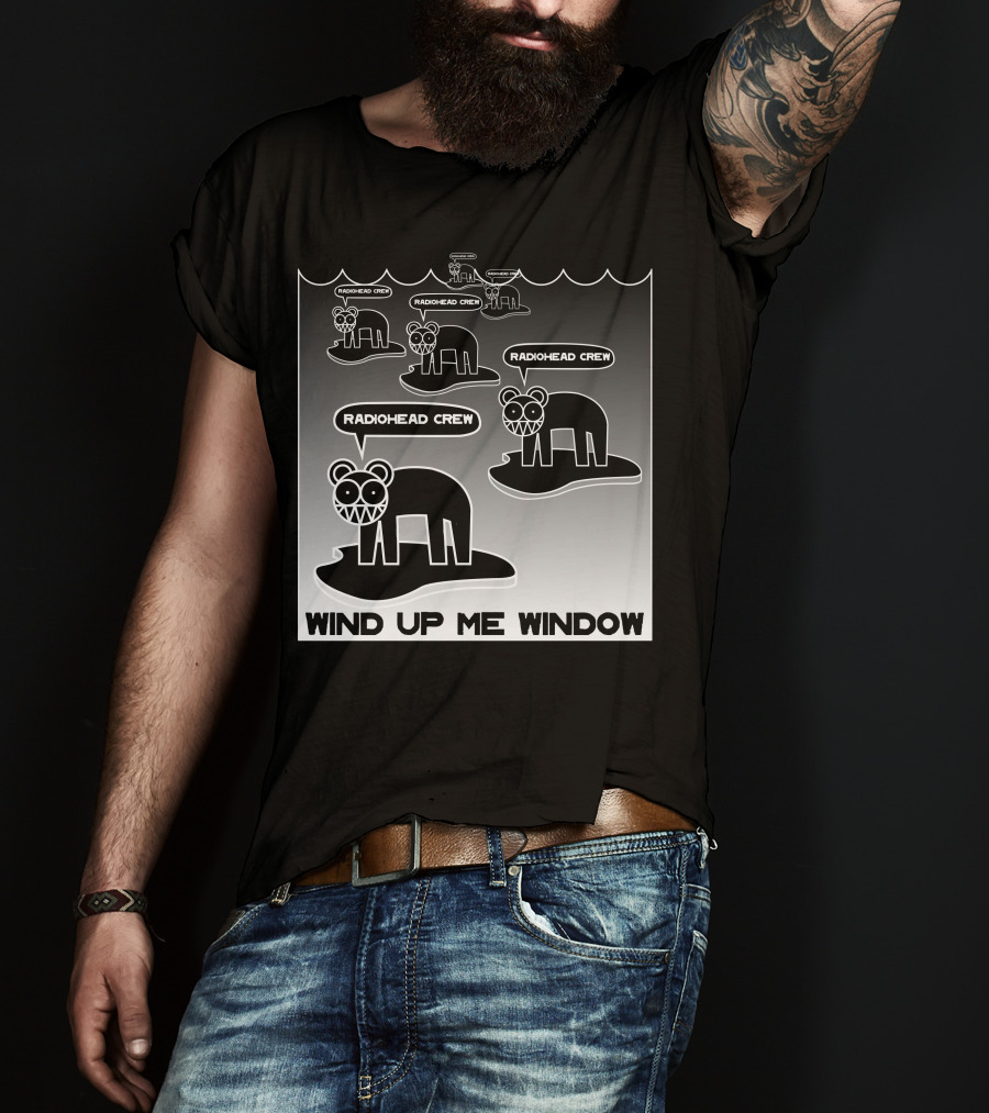 Radiohead Crew Wind Up ME Window T-Shirt