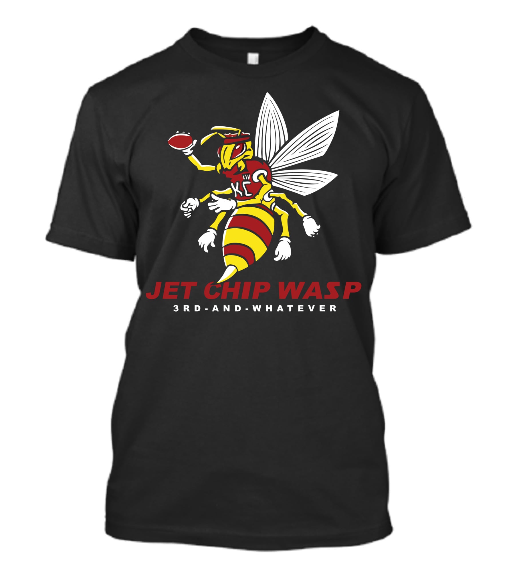 KC Chiefs Jet Chip Wasp 3rd And Whatever T-Shirt