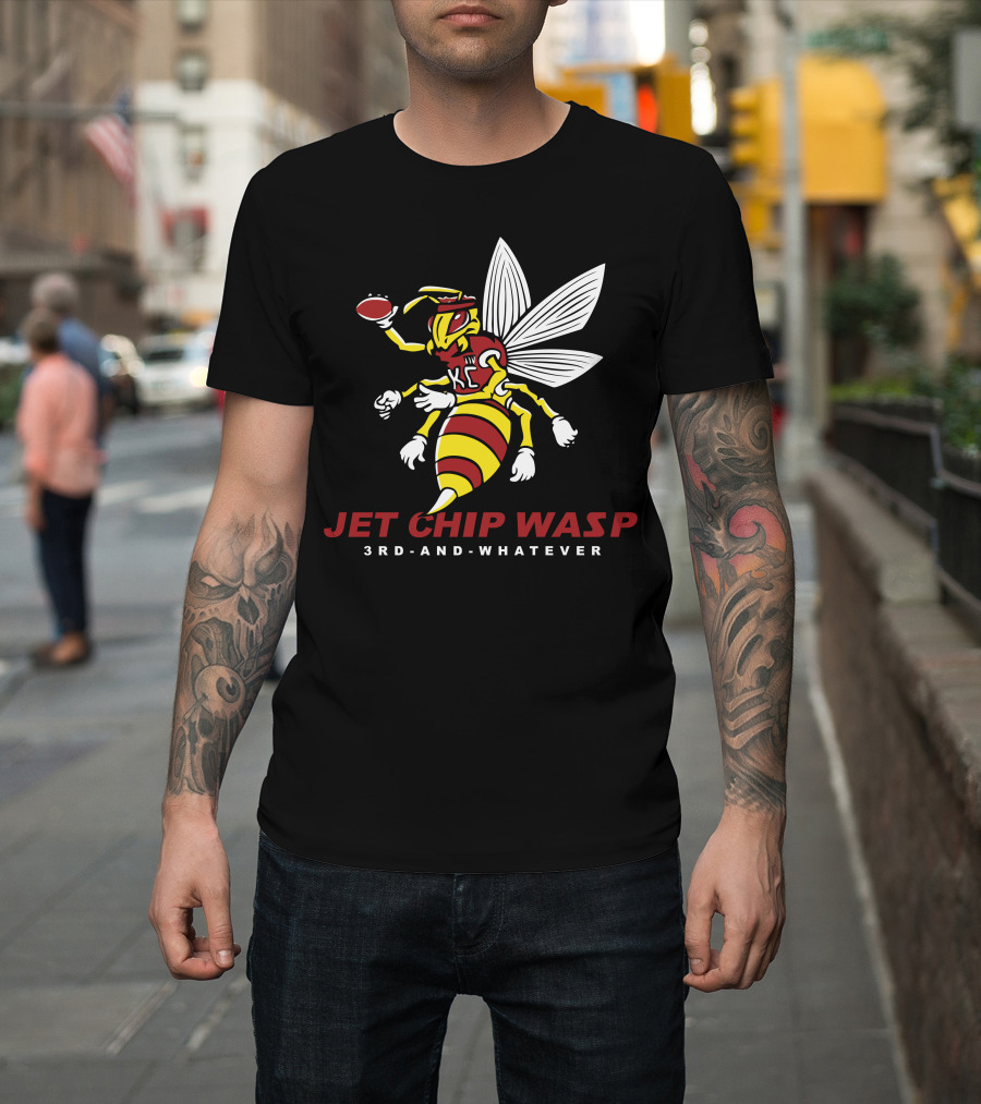 KC Chiefs Jet Chip Wasp 3rd and Whatever T-Shirt