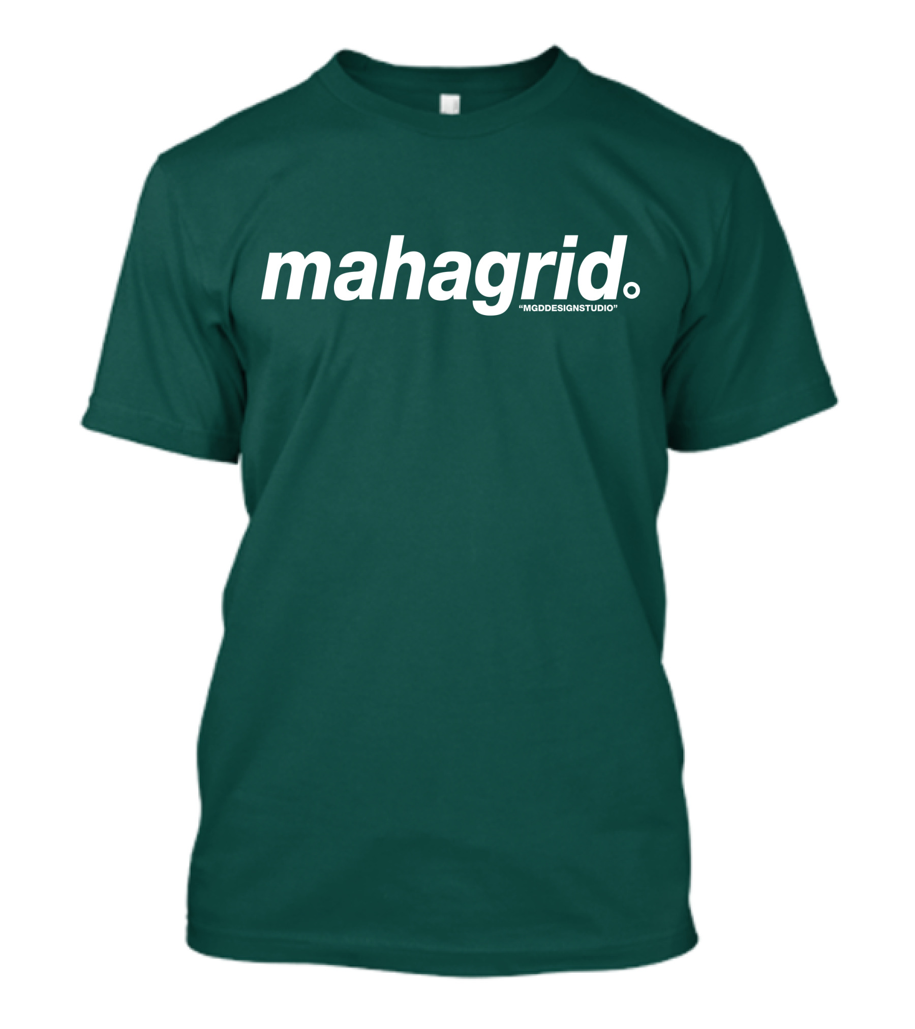 Mahagrid MGDESIGNSTUDIO Forest Green T-Shirt