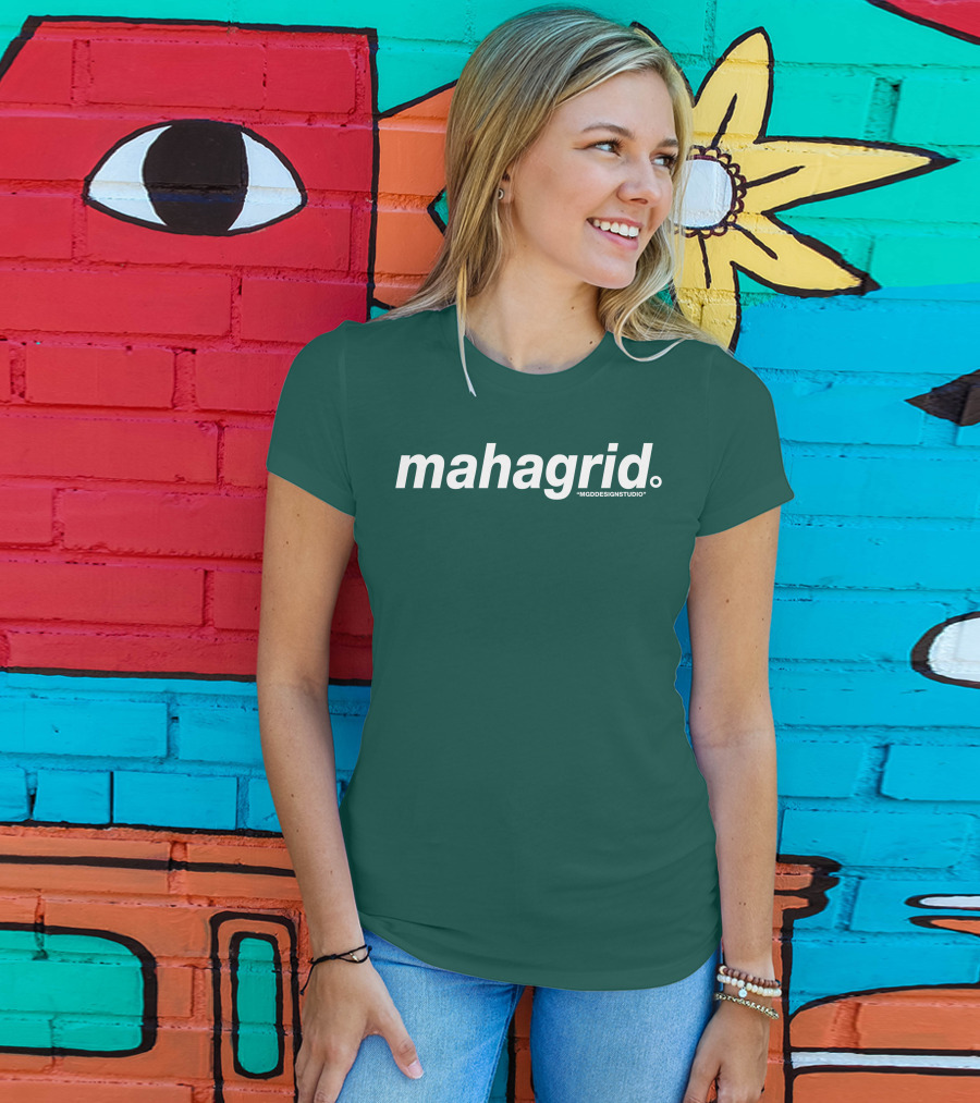Mahagrid MGDESIGNSTUDIO Forest Green T-Shirt