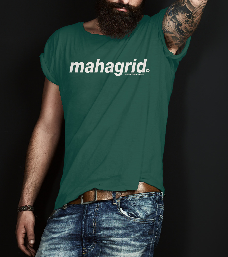 Mahagrid MGDESIGNSTUDIO Forest Green T-Shirt