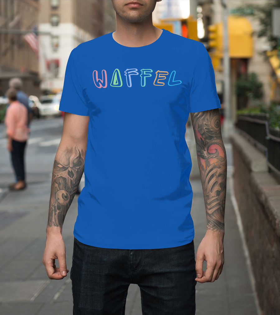 Sturmwaffel Colorful Neon Lettering T-Shirt
