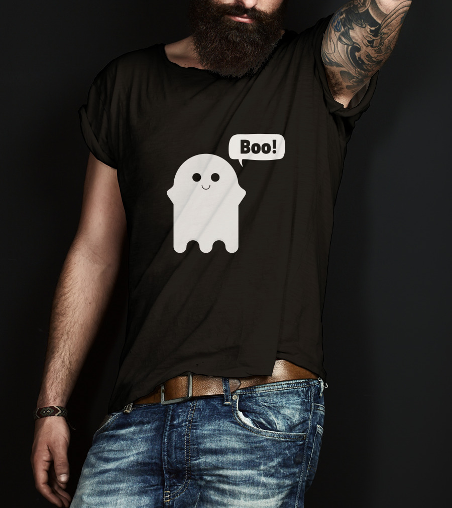Cute Smiley Ghost Boo Edition T-Shirt