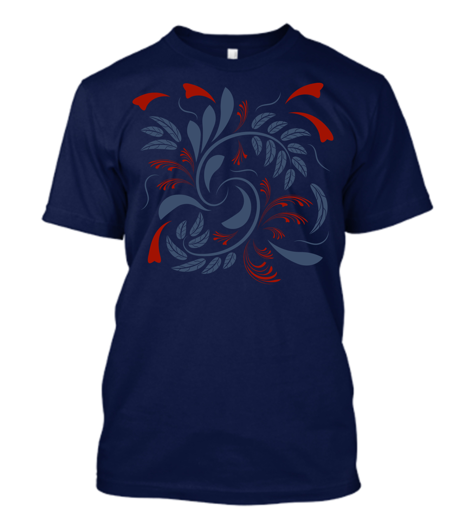 Folk Flowers Floral T-Shirt