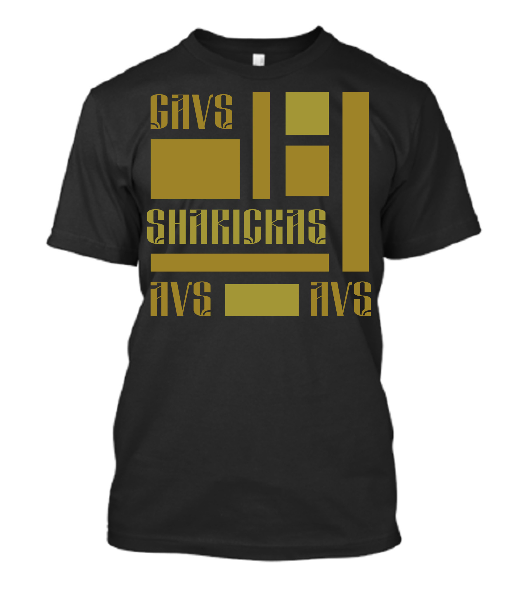 CAVS SHARICKAS AVS AVS Unique Lettering T-Shirt
