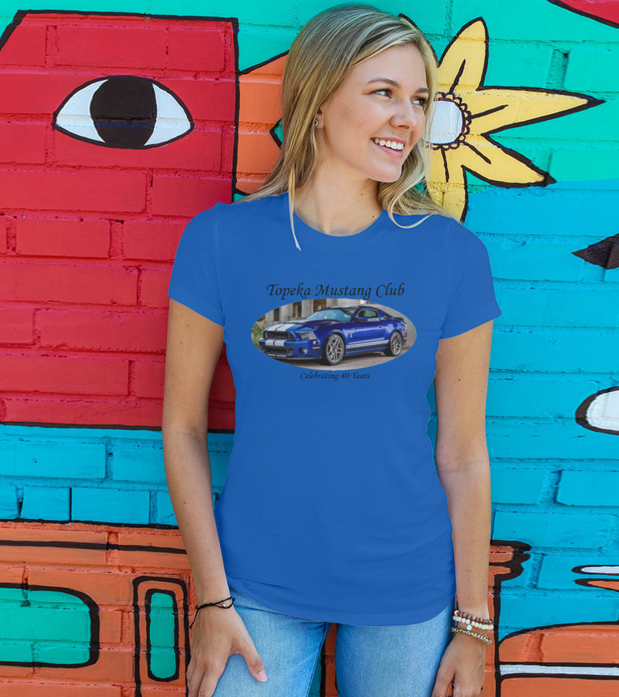 Topeka Mustang Club Celebrating 40 Years T-Shirt