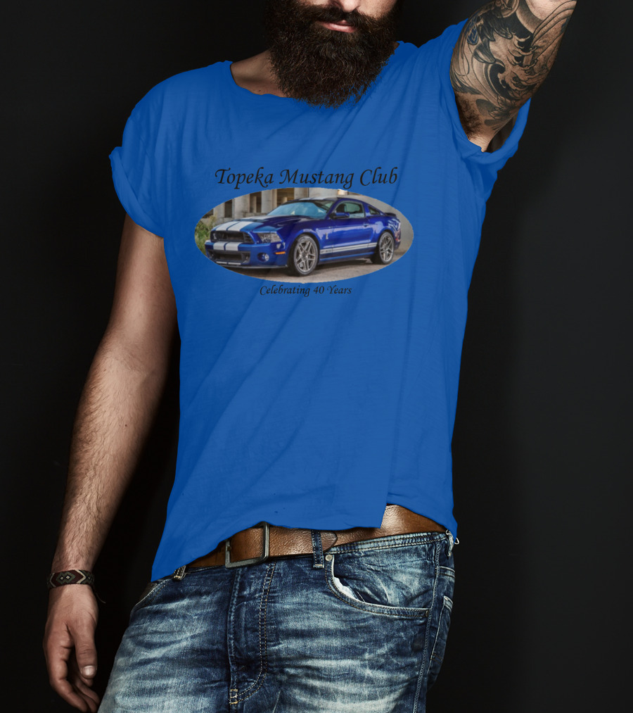 Topeka Mustang Club Celebrating 40 Years T-Shirt