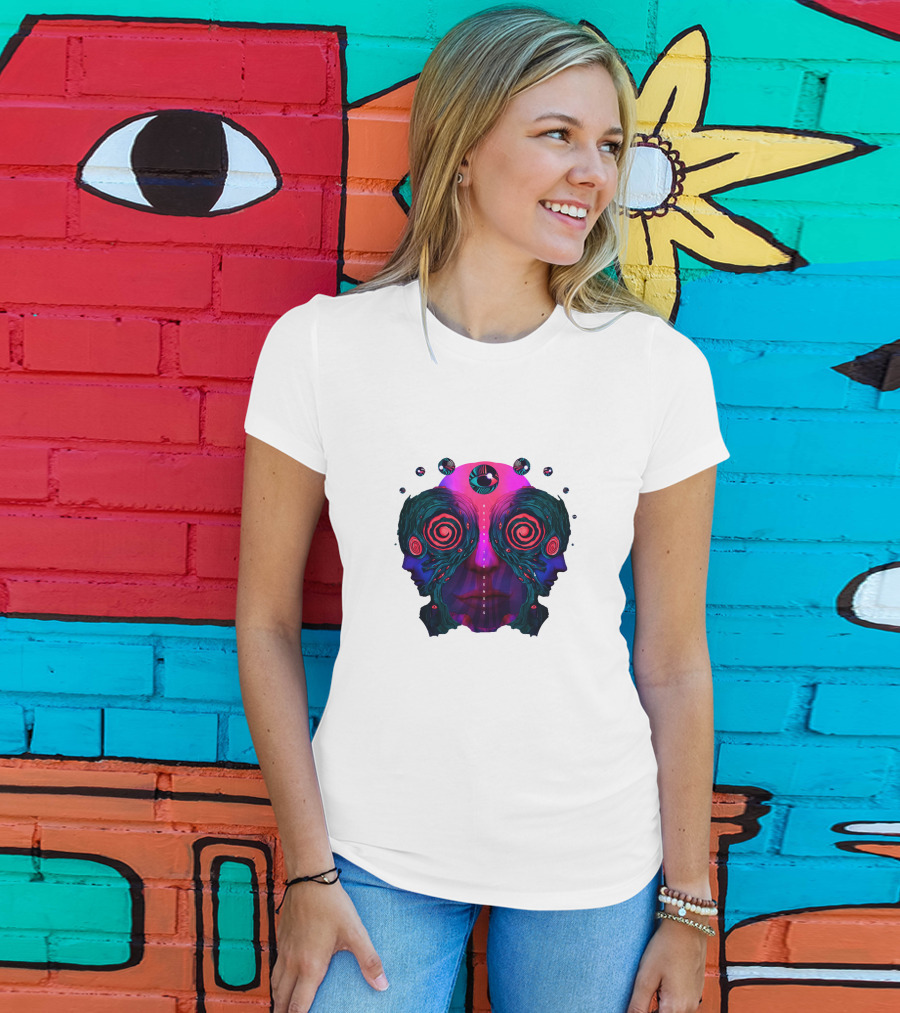 Rezz Beyond The Senses Psychedelic Faces T-Shirt