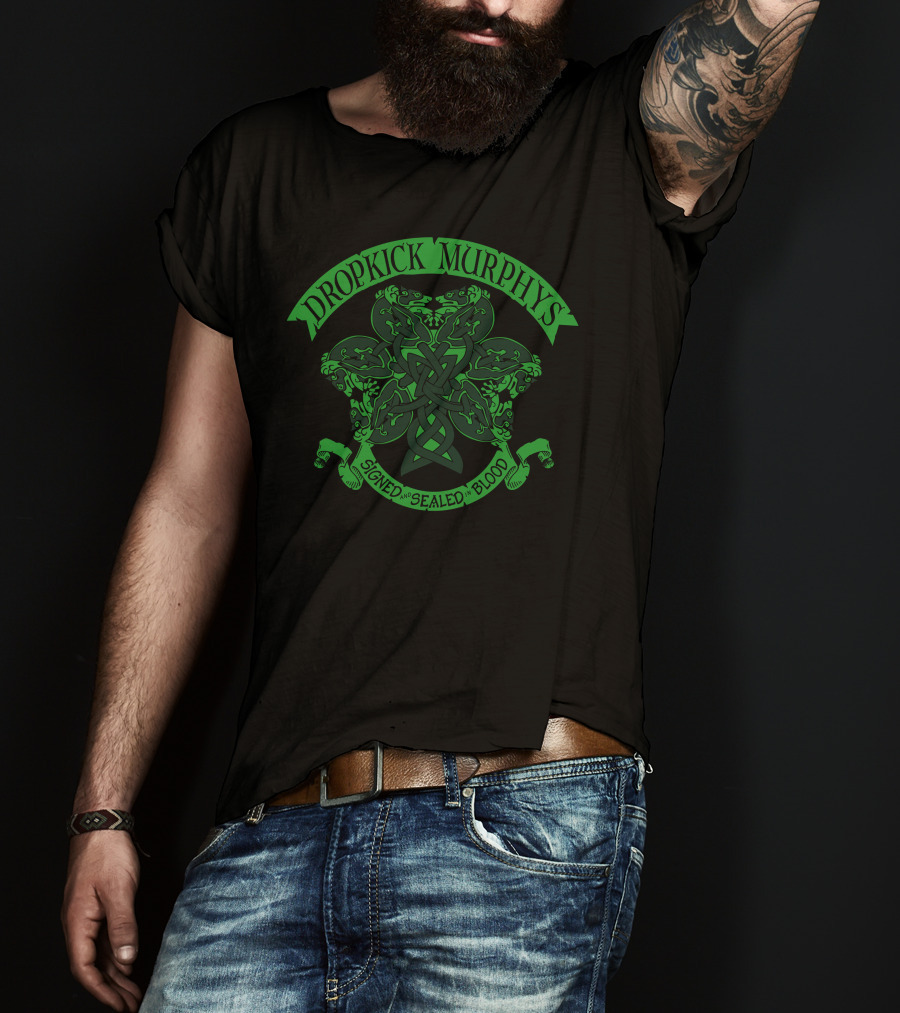 Dropkick Murphys Signed And Sealed In Blood Celtic Knot T-Shirt