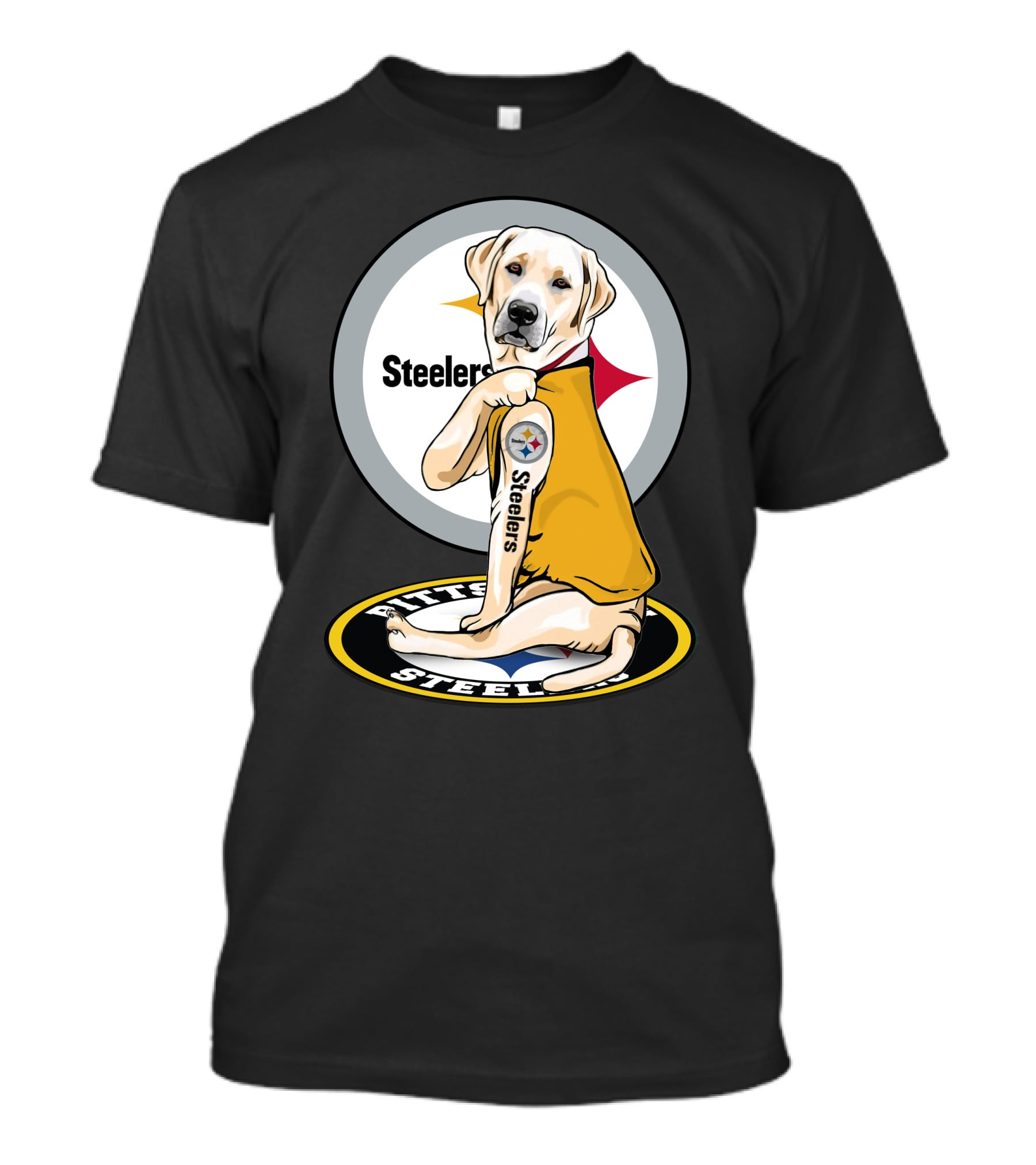 Steelers Labrador NFL Fan T-Shirt