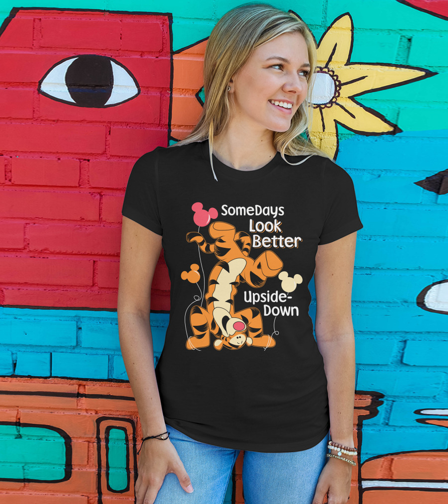 SomeDays Look Better Upside-Down Tigger T-Shirt
