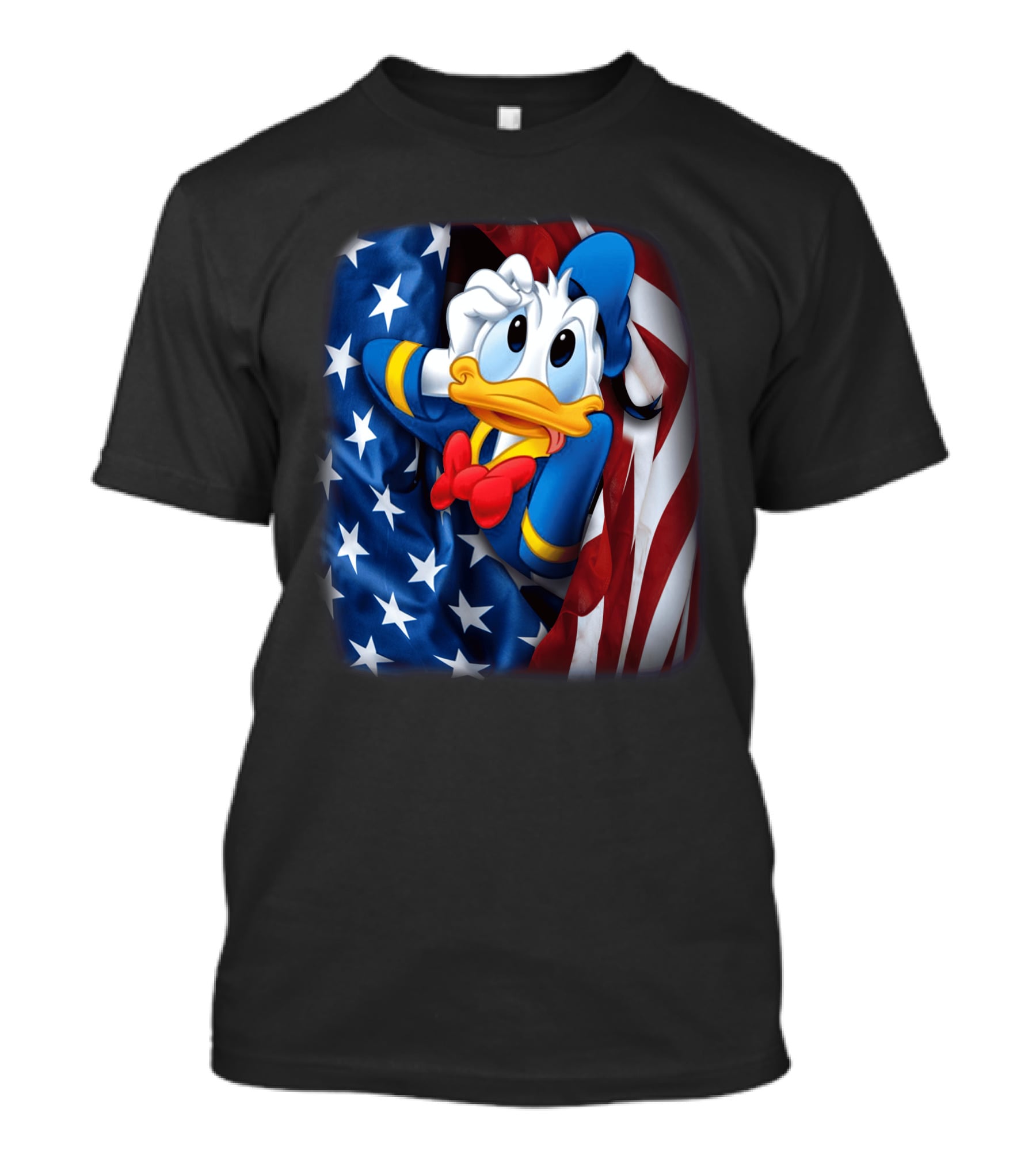 Donald Fourth Of July American Flag T-Shirt