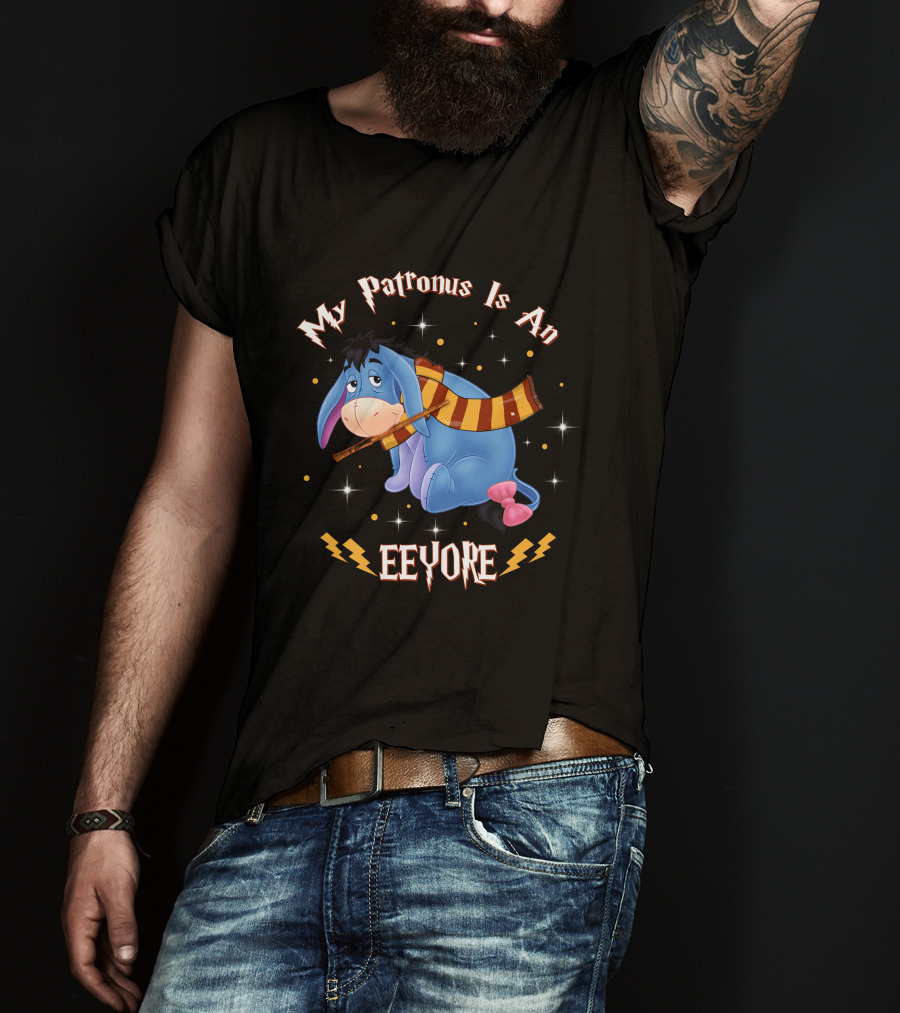 My Patronus Is An Eeyore With Scarf And Stars T-Shirt