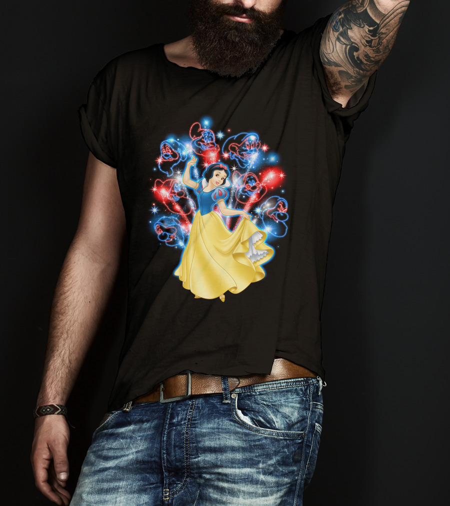 Snow White And Genie Firework Extravaganza T-Shirt