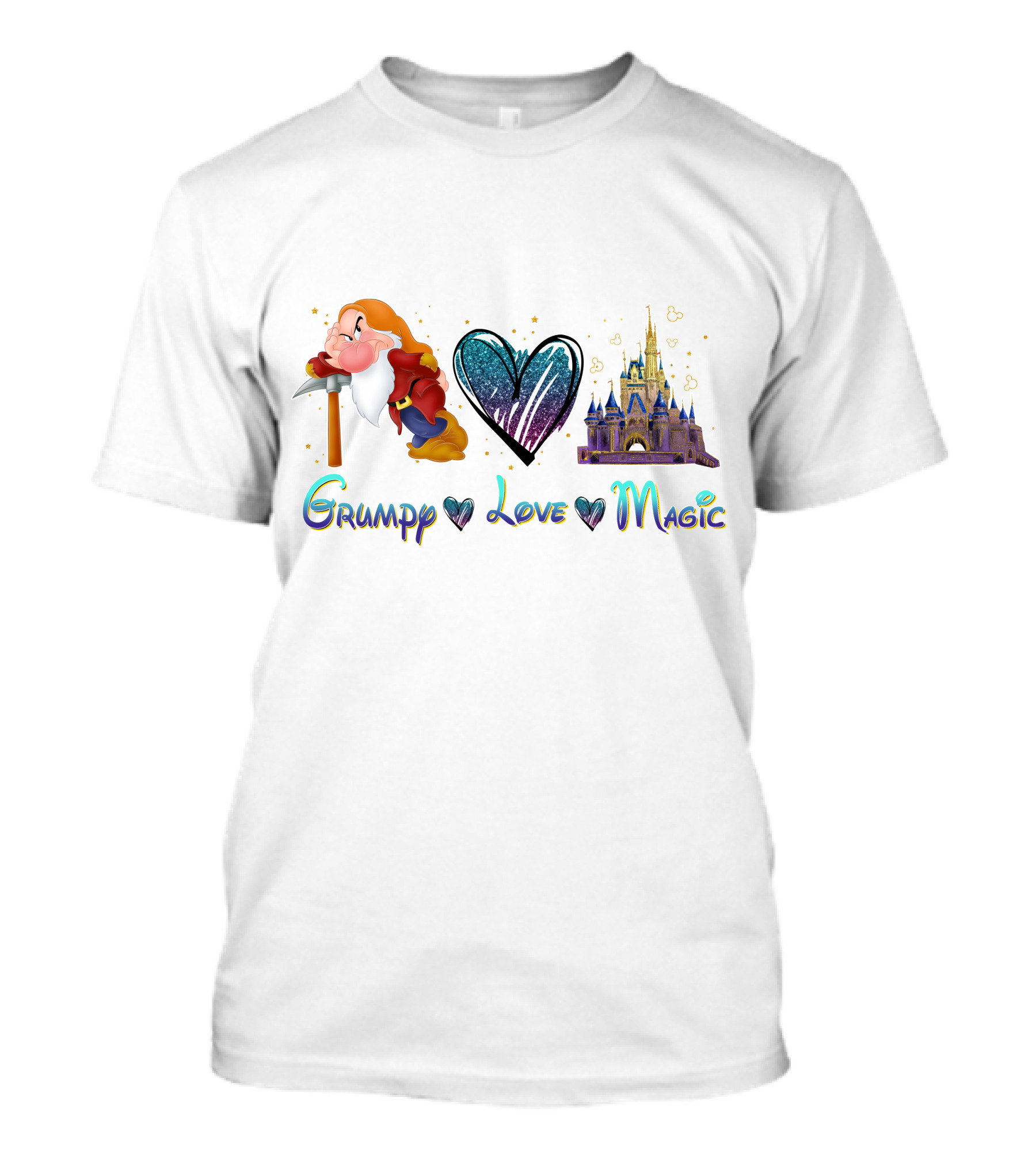 Grumpy Heart Love Castle Magic T-Shirt