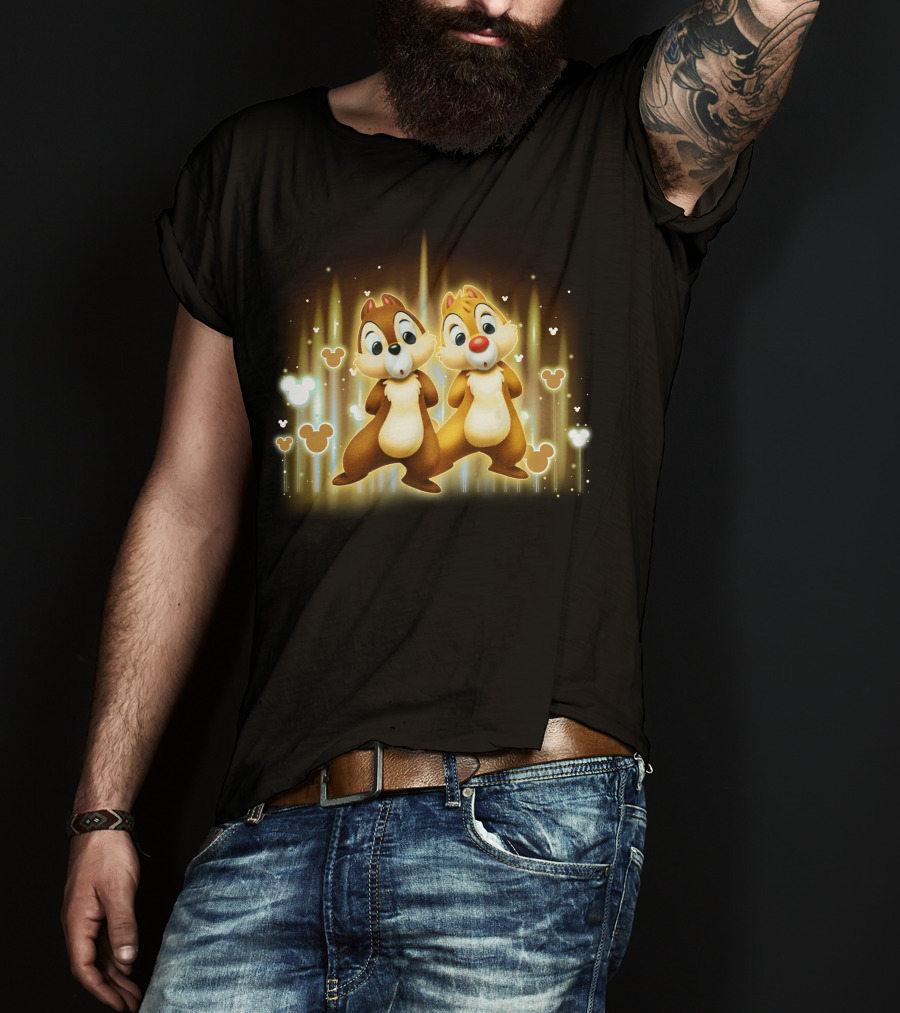 Chip And Dale Mickey Mouse Love T-Shirt