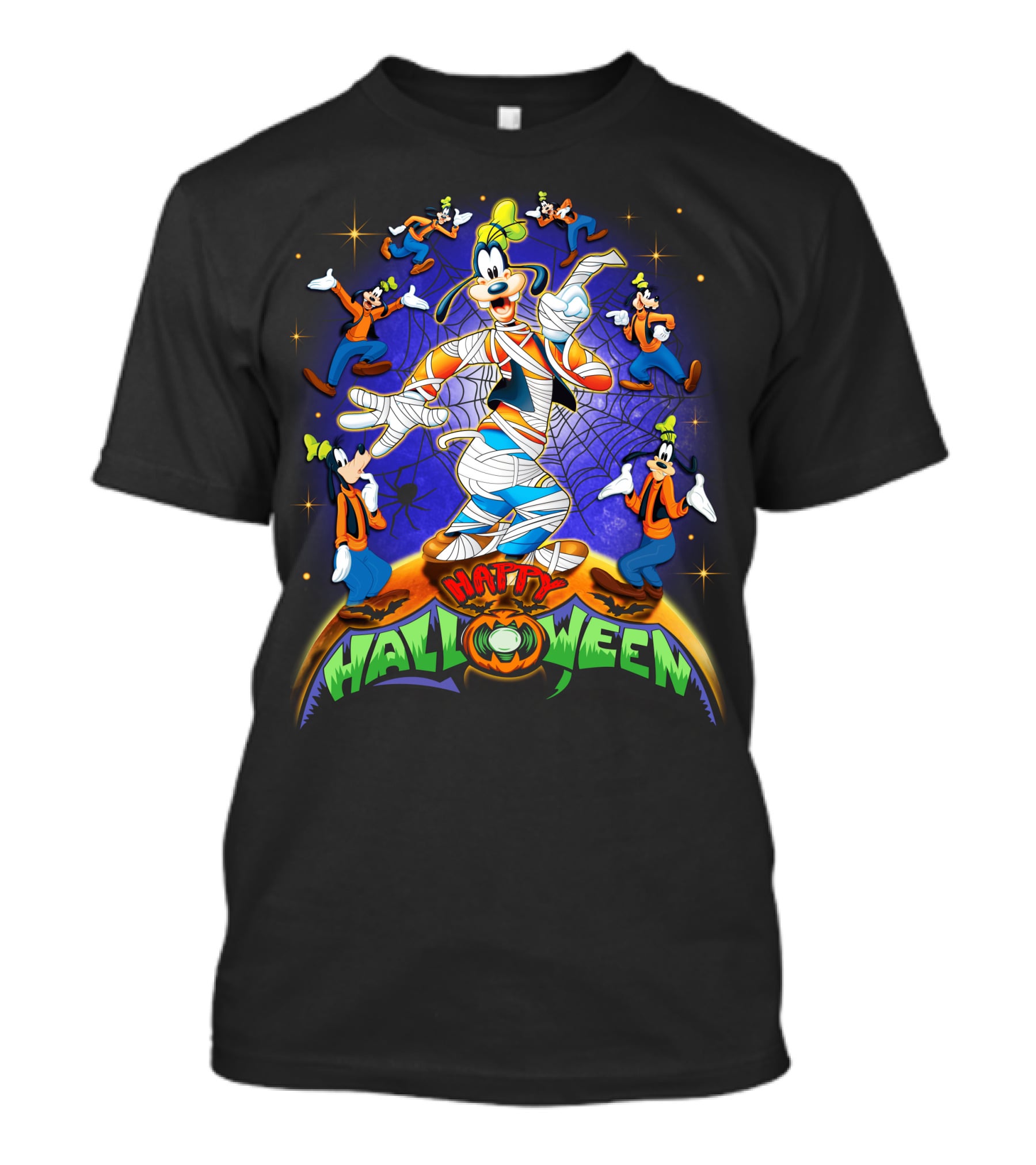 Goofy Mummy Happy Halloween Spooky Fun T-Shirt