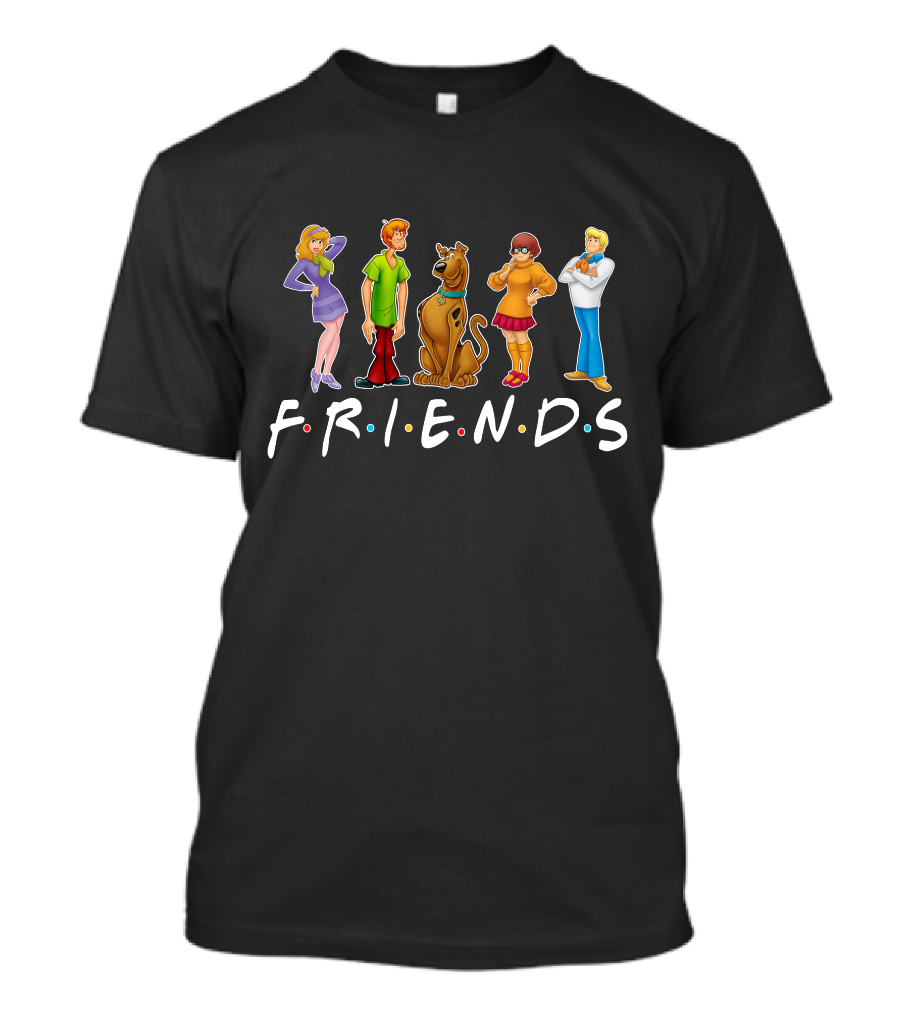 Scooby Friends TV Show Mashup T-Shirt