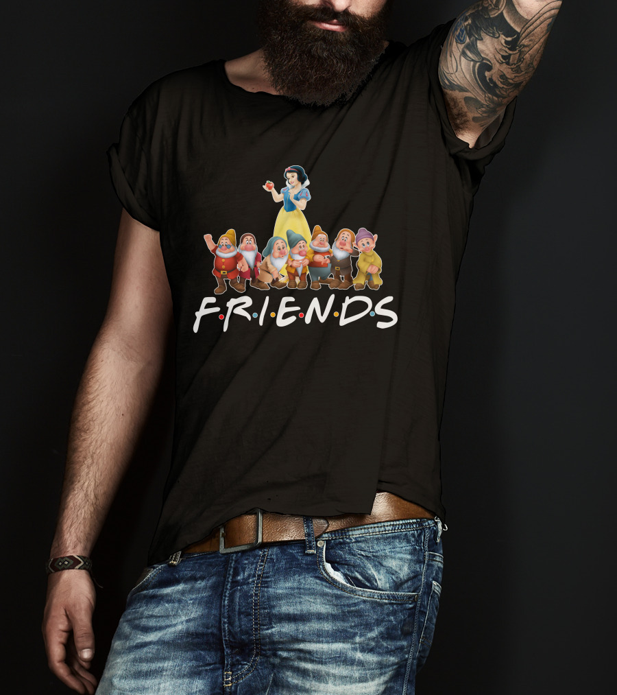 Snow White Seven Dwarfs Friends Reunion T-Shirt