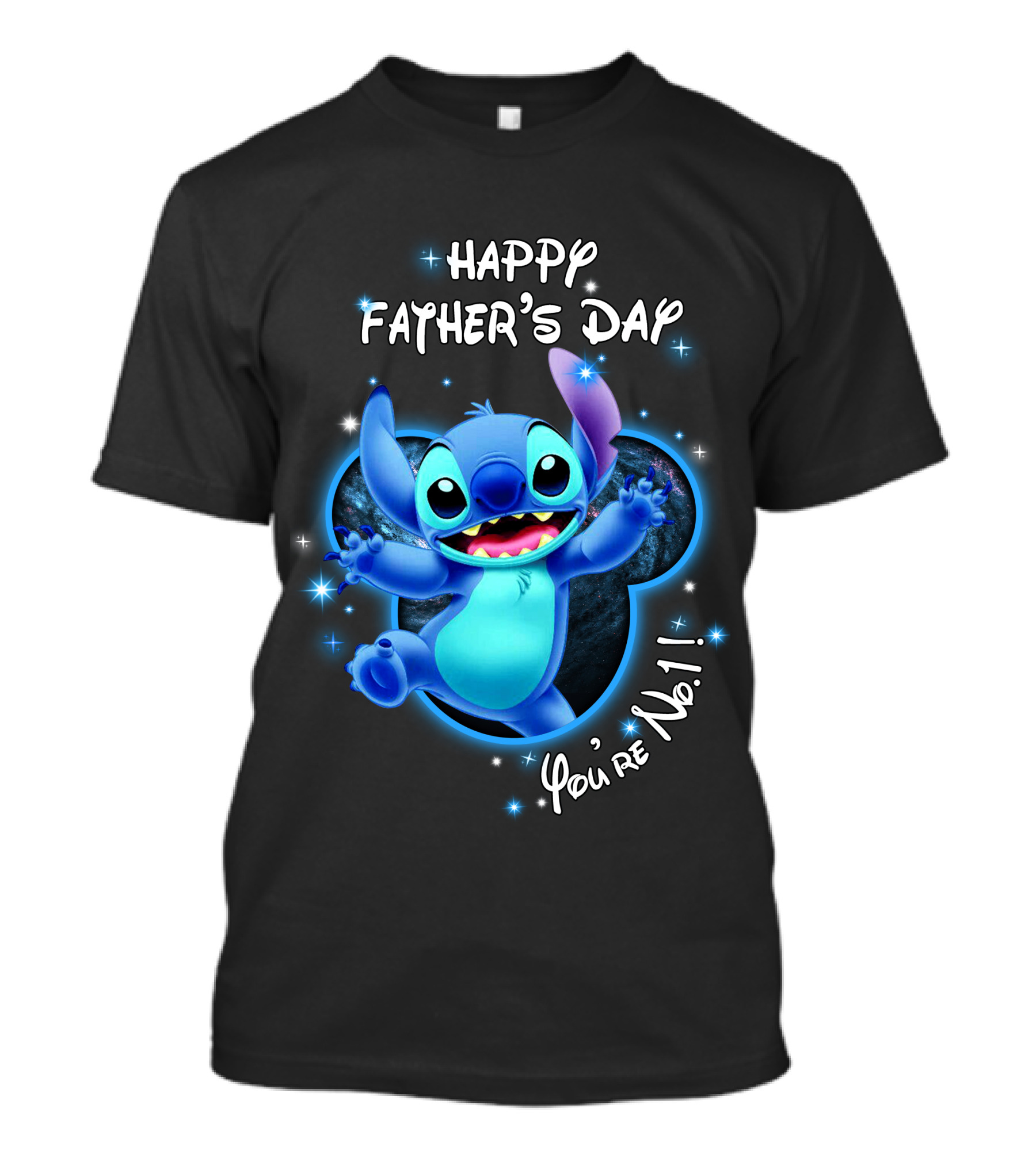 Happy Father's Day You're No. 1 Stitch T-Shirt