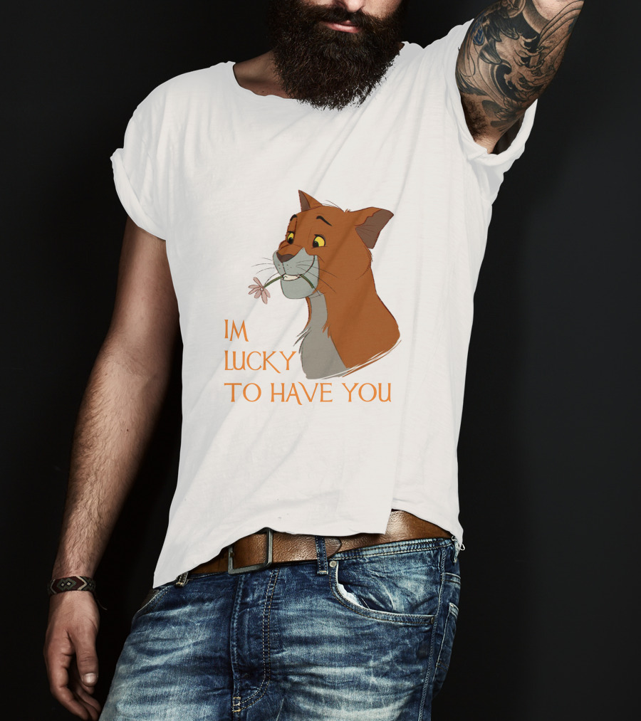 Thomas O'Malley Aristocats I'm Lucky To Have You T-Shirt