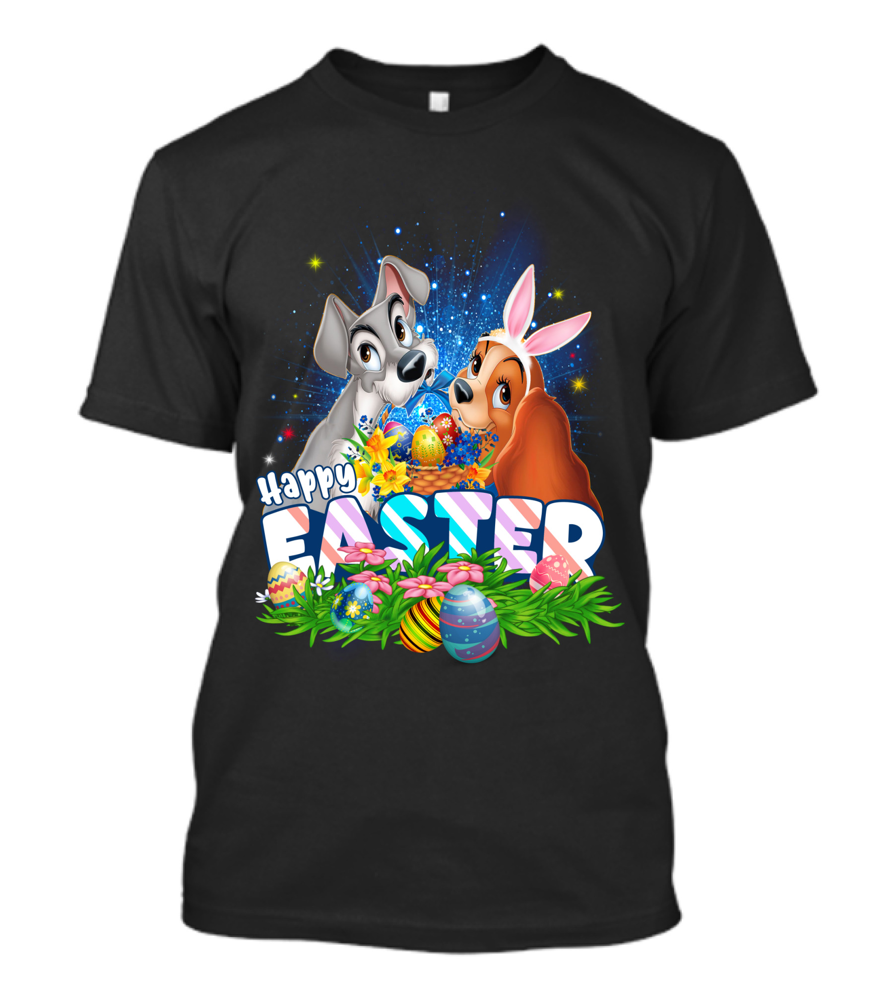 Lady And The Tramp Happy Easter T-Shirt