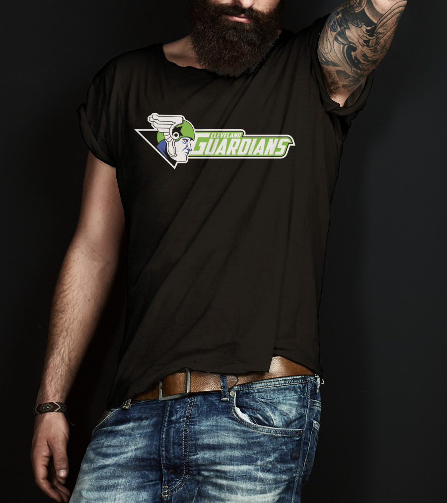 Cleveland Guardians Helmet T-Shirt