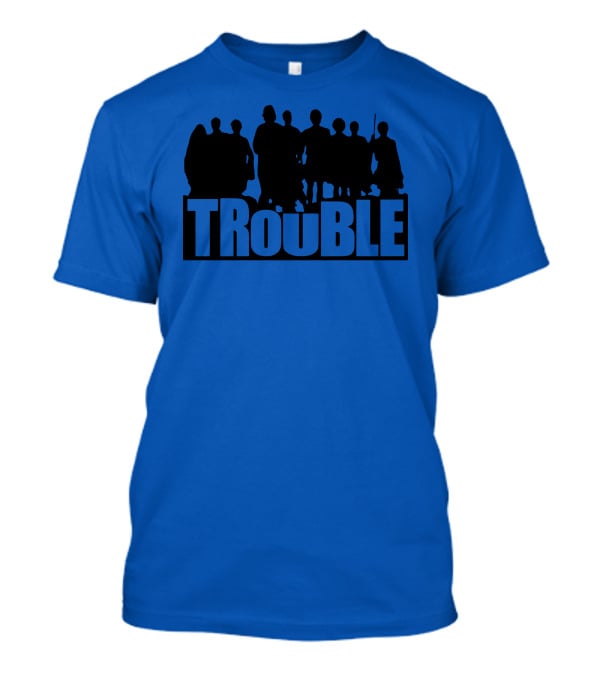 TROUBLE Silhouettes Ensemble T-Shirt