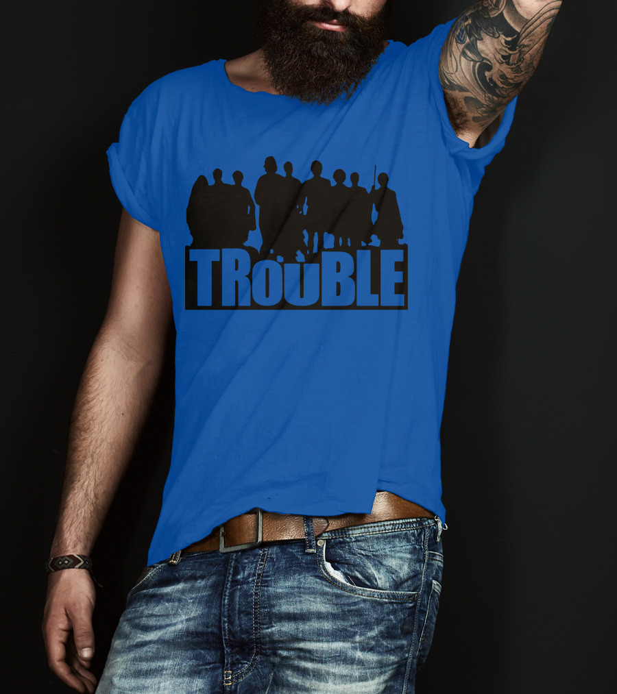 TROUBLE Silhouettes Ensemble T-Shirt