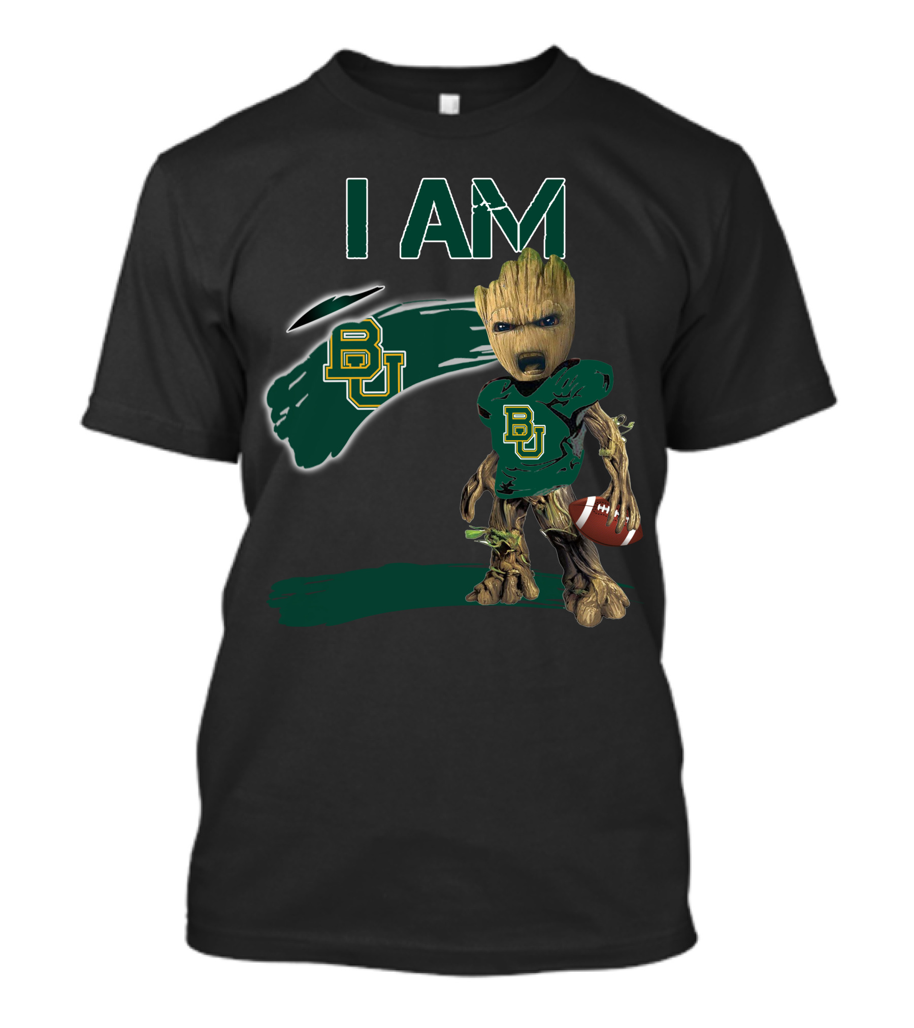 I AM BAYLOR BEARS BU Football Groot T-Shirt